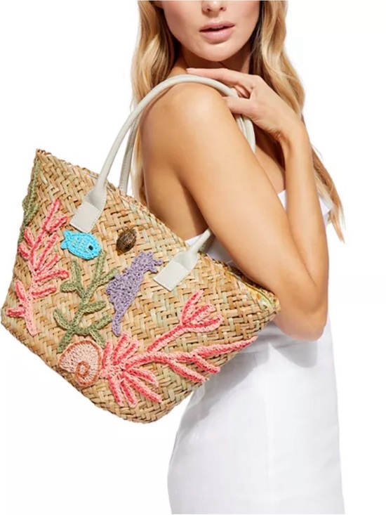 Kurt Geiger Handbags - Kurt Geiger London Kensington Sea Basket Tote-EUC
